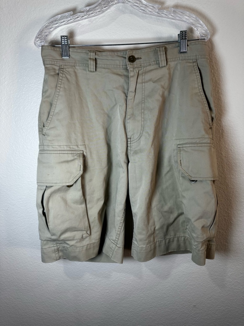 vintage Polo Ralph Lauren 67 Chino cargo shorts in a khaki size 30